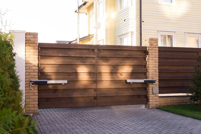 wooden gates in The Bay Area