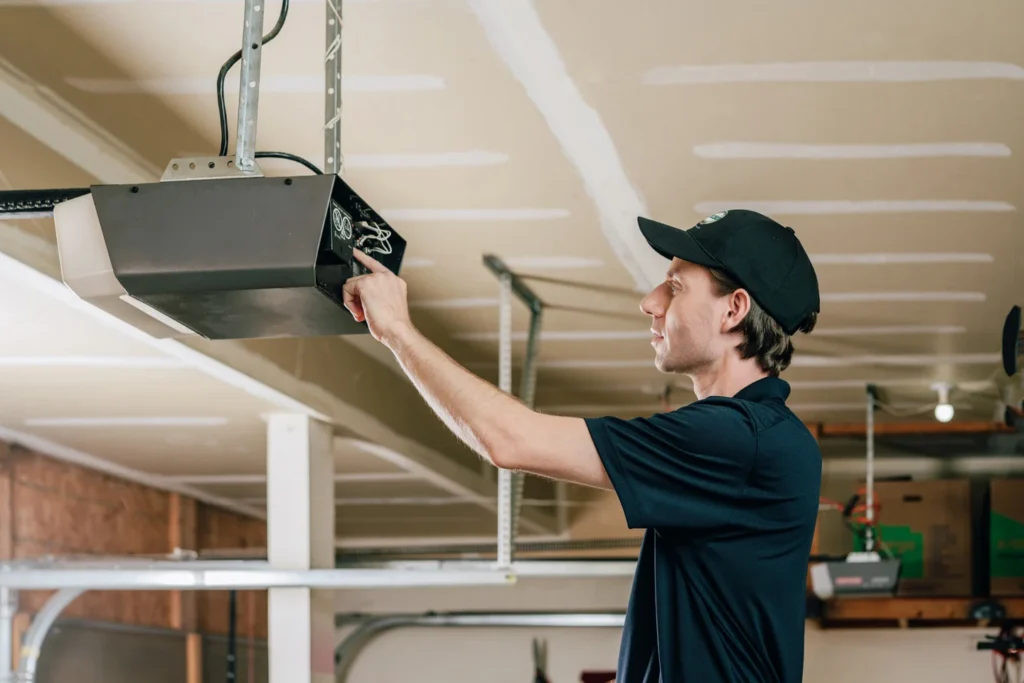 how to change garage door opener